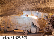 Погрузочная машина на калийном руднике (2008 год). Редакционное фото, фотограф Ivan Ru / Фотобанк Лори