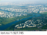 Вид на Подмосковье с высоты птичьего полета (2010 год). Стоковое фото, фотограф Сергей Буторин / Фотобанк Лори
