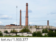 Трубы городских котельных. Стоковое фото, фотограф Олег Тыщенко / Фотобанк Лори