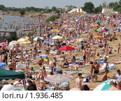 Пляж на озере Яровое (2010 год). Редакционное фото, фотограф Александр Литовченко / Фотобанк Лори