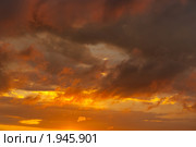 Багряный закат. Стоковое фото, фотограф E. O. / Фотобанк Лори