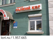 Восточная Сибирь, г. Иркутск,  ул. Горького. Зоомагазин "Рыжий кот" (2010 год). Редакционное фото, фотограф Валерий Лаврушин / Фотобанк Лори