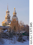 Торжок,фрагмент Борисоглебского монастыря со Свечной башней (2008 год). Стоковое фото, фотограф Юрков Виктор Петрович / Фотобанк Лори