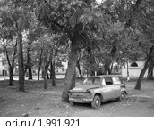 Брошенный во дворе "Запорожец" Стоковое фото, фотограф Art Konovalov / Фотобанк Лори