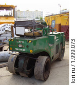 Дорожный каток Bomag BW 110 AC. Вид сзади (2010 год). Редакционное фото, фотограф Алёшина Оксана / Фотобанк Лори
