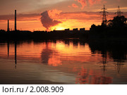 Залив Старое русло реки Москвы на закате (2010 год). Стоковое фото, фотограф Яна Королёва / Фотобанк Лори
