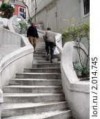 Фигурная лестница - Стамбул (2010 год). Редакционное фото, фотограф Алексей Стоянов / Фотобанк Лори