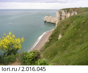 Морское побережье Нормандии. Стоковое фото, фотограф Сергей Рогальский / Фотобанк Лори