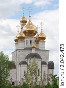 Спасо-Преображенский кафедральный собор в Абакане (2010 год). Стоковое фото, фотограф Шичкина Антонина / Фотобанк Лори