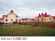 Заселенные коттеджи, село Некрасовское, Сочи (2010 год). Стоковое фото, фотограф Анна Мартынова / Фотобанк Лори