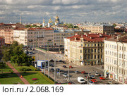 Лермонтовский проспект и Египетский мост (Санкт-Петербург) (2010 год). Редакционное фото, фотограф Дмитрий Яковлев / Фотобанк Лори