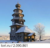 Торжок. Деревянная церковь Вознесения (2007 год). Стоковое фото, фотограф Юрков Виктор Петрович / Фотобанк Лори
