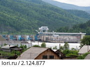 Майнская ГЭС. Красноярский край (2010 год). Стоковое фото, фотограф Шичкина Антонина / Фотобанк Лори