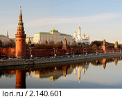 Кремль. Перед закатом. Стоковое фото, фотограф Юрий Кирсанов / Фотобанк Лори