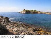 Остров с башней (sa Torre). Иллетес (Illetes). Пальма-де-Майорка (Испания). (2010 год). Стоковое фото, фотограф Вадим Хомяков / Фотобанк Лори