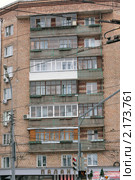 Московские балконы. Новослободская улица (2010 год). Редакционное фото, фотограф Ярослав Каминский / Фотобанк Лори