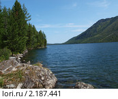 Нижнемультинское озеро, горный Алтай (2010 год). Стоковое фото, фотограф Александр Огурцов / Фотобанк Лори