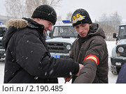 Дружинники оперативной молодёжной дружины (2010 год). Редакционное фото, фотограф Free Wind / Фотобанк Лори