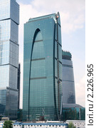 Москва-сити. Башня "Imperia Tower" (2010 год). Редакционное фото, фотограф Наталья Волкова / Фотобанк Лори