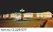 Зимняя ночь на Сенатской площади. Санкт-Петербург. (2010 год). Редакционное фото, фотограф Виктор Карасев / Фотобанк Лори