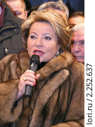 Валентина Матвиенко. Губернатор Санкт-Петербурга. (2010 год). Редакционное фото, фотограф Александр Тарасенков / Фотобанк Лори