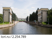 Канал имени Москвы, шлюз №9 (2010 год). Стоковое фото, фотограф Михаил Ворожцов / Фотобанк Лори