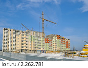 Строительство многоэтажных жилых домов (2011 год). Редакционное фото, фотограф Ольга Пашкова / Фотобанк Лори