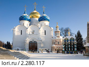 Троице-Сергиева лавра зимой (2011 год). Стоковое фото, фотограф Наталья Волкова / Фотобанк Лори
