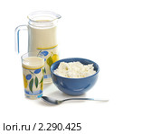 Молочные продукты. Стоковое фото, фотограф Литова Наталья / Фотобанк Лори