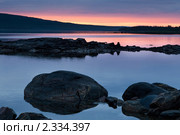 Белая ночь над заливом Белого моря. Стоковое фото, фотограф Михаил Иванов / Фотобанк Лори