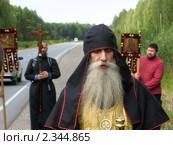 Глава Старообрядческой Церкви митрополит Корнилий (2009 год). Редакционное фото, фотограф Alexey D. / Фотобанк Лори