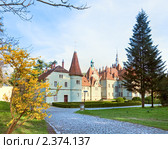 Охотничий замок Shenborn, Закарпатье, Украина. Стоковое фото, фотограф Юрий Брыкайло / Фотобанк Лори