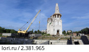 Строительство церковного комплекса Покрова Пресвятой Богородицы в г. Барнауле (2010 год). Стоковое фото, фотограф Alexey D. / Фотобанк Лори