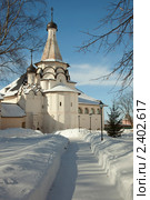 Успенская трапезная церковь в Спасо - Евфимиевом монастыре. Суздаль (2011 год). Редакционное фото, фотограф Gagara / Фотобанк Лори
