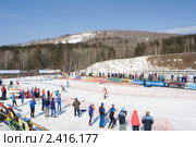 Красноярск. Академия биатлона. Лыжная гонка (2011 год). Редакционное фото, фотограф Шичкина Антонина / Фотобанк Лори
