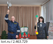 Урок правил дорожного движения в школе (2011 год). Редакционное фото, фотограф Free Wind / Фотобанк Лори