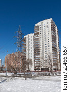 Опора ЛЭП на улице Академика Пилюгина.Москва. (2011 год). Стоковое фото, фотограф Lora / Фотобанк Лори