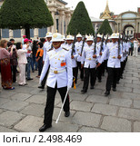 Почётный караул в Королевском дворце Бангкока (2011 год). Редакционное фото, фотограф Байбородин Михаил / Фотобанк Лори