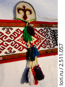 Орнамент на юрте (2009 год). Стоковое фото, фотограф Юлия Врублевская / Фотобанк Лори