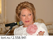 Валентина Матвиенко. Губернатор Санкт-Петербурга. (2011 год). Редакционное фото, фотограф Александр Тарасенков / Фотобанк Лори