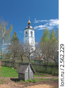 Подмосковье. Село Язвище. Церковь Троицы Живоначальной (2011 год). Стоковое фото, фотограф Сергей Соболев / Фотобанк Лори