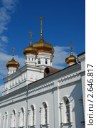 Церковь Георгия Победоносца в Егорьевске (старообрядческая). Фрагмент (2011 год). Стоковое фото, фотограф lana1501 / Фотобанк Лори