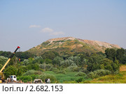 Гигантская свалка ТБО. ЖК "Левобережный" город Химки (2009 год). Стоковое фото, фотограф Алёшина Оксана / Фотобанк Лори