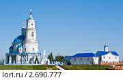 Храм Казанской иконы Божией Матери в посёлке Тельма Иркутской области. Стоковое фото, фотограф Игорь Боголюбов / Фотобанк Лори