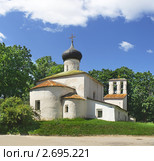 Церковь Новое Вознесение летом (Псков) (2011 год). Стоковое фото, фотограф Валентина Троль / Фотобанк Лори