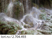 Водопад в "Monasterio de Piedra" (Монастырь на скале), Сарагоса, Испания. Редакционное фото, фотограф Александр Тесевич / Фотобанк Лори