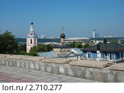 Москва. Вид на Андреевский монастырь со стороны Андреевской набережной (2011 год). Стоковое фото, фотограф lana1501 / Фотобанк Лори
