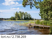 Природа национального парка Валдайский, озеро Велье (2011 год). Редакционное фото, фотограф Кекяляйнен Андрей / Фотобанк Лори