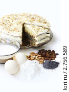 Домашний торт, продукты. Стоковое фото, фотограф Лилия / Фотобанк Лори