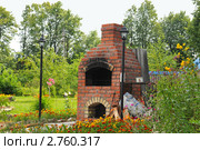 Печка на дачном участке. Стоковое фото, фотограф Юрий Морозов / Фотобанк Лори